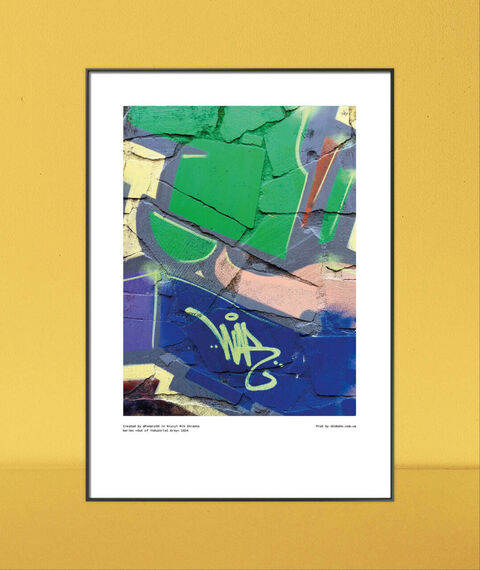 Poster Out of industrial Grey 5