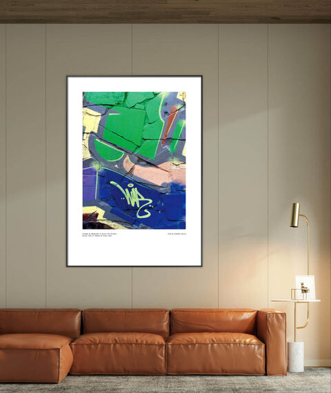 Poster Out of industrial Grey 5