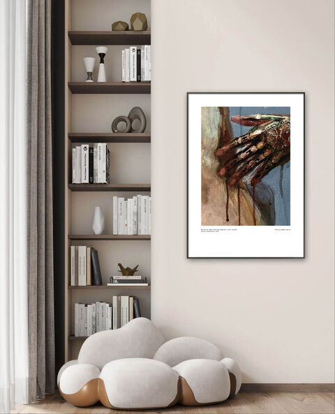 Poster Self-belief 1 (from the series of paintings of the same name)