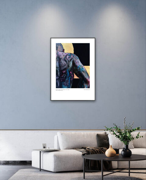 Poster Self-belief 4 (from the series of paintings of the same name)