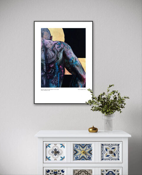 Poster Self-belief 4 (from the series of paintings of the same name)