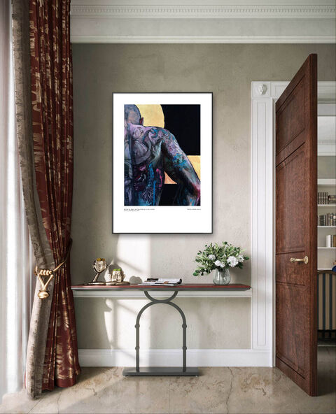 Poster Self-belief 4 (from the series of paintings of the same name)