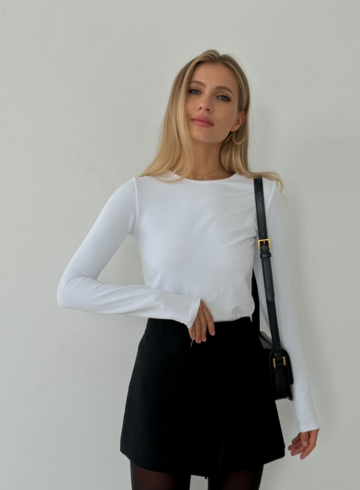 Білий лонгслів Thursday