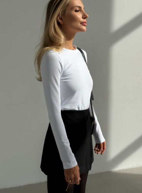 White longsleeve Thursday