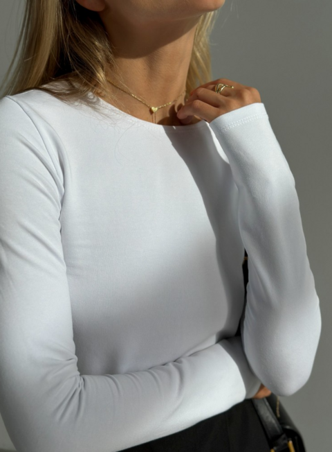 White longsleeve Thursday