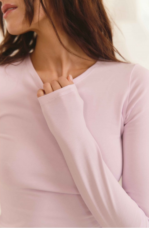 Light lilac longsleeve Thursday