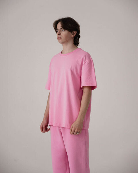 Pink basic T-shirt