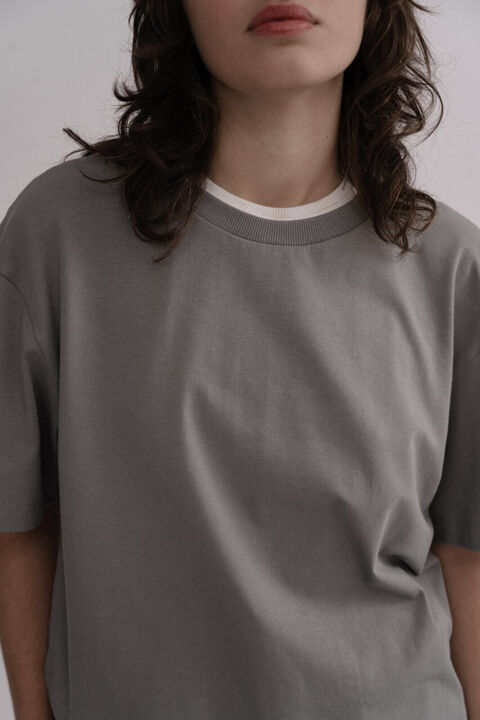 Gray basic T-shirt