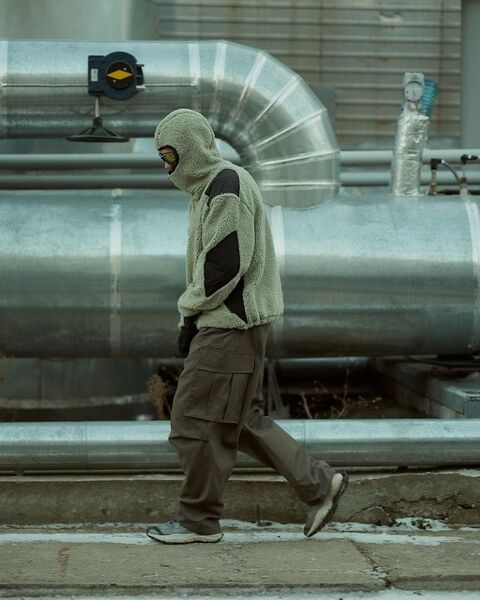 Брюки оверсайз карго чоловічі Charge хакі