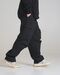 Oversized cargo pants for men Charge black
