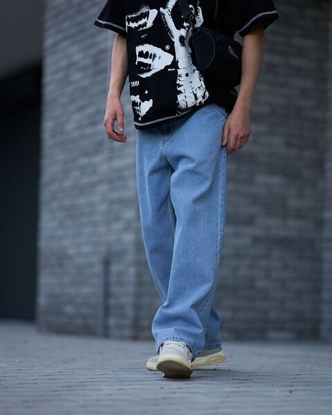 Oversize jeans for men Booty light blue
