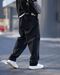 Hasla black oversize pants for men