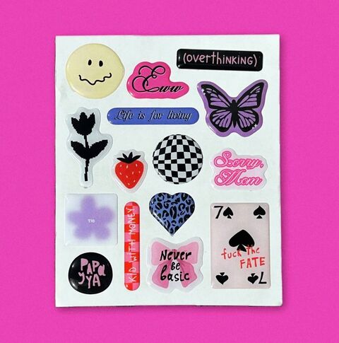 Set of three-dimensional stickers Sorry Mom