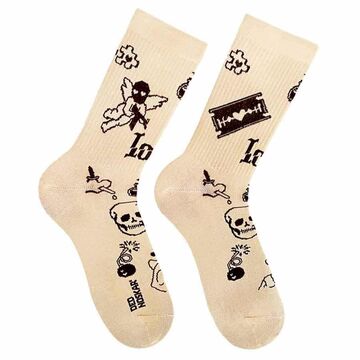 True Love Tattoo Socks