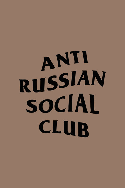 Оверсайз футболка ARSC з чорним лого кольору койот
