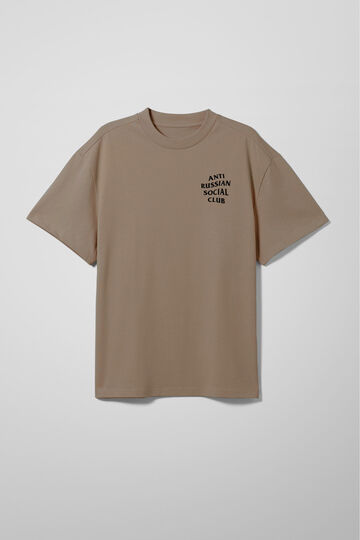 Оверсайз футболка ARSC з чорним лого кольору койот