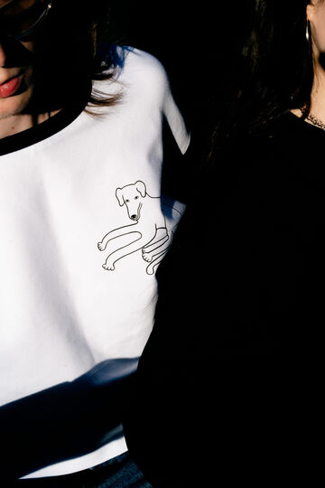 Чорний лонгслів Шило