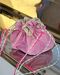 Pink bag with pink lace