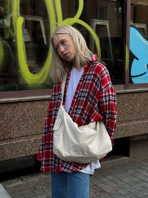 Шопер "Fluffy bag regular" milkyway