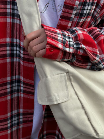 Fluffy bag regular milkyway