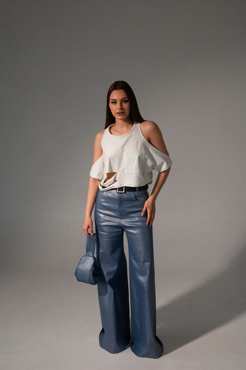 Milk jersey top