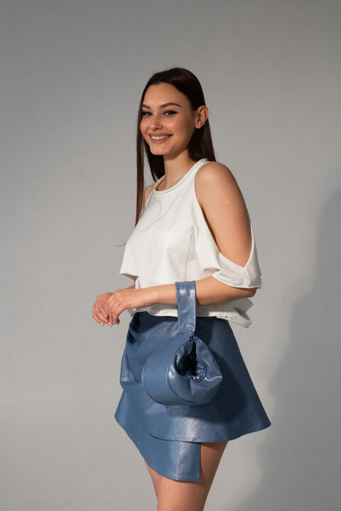 Milk jersey top