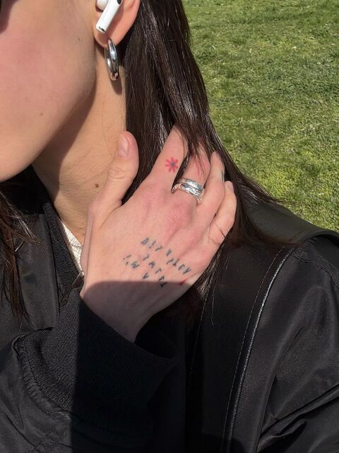 Ring is carefully scratched