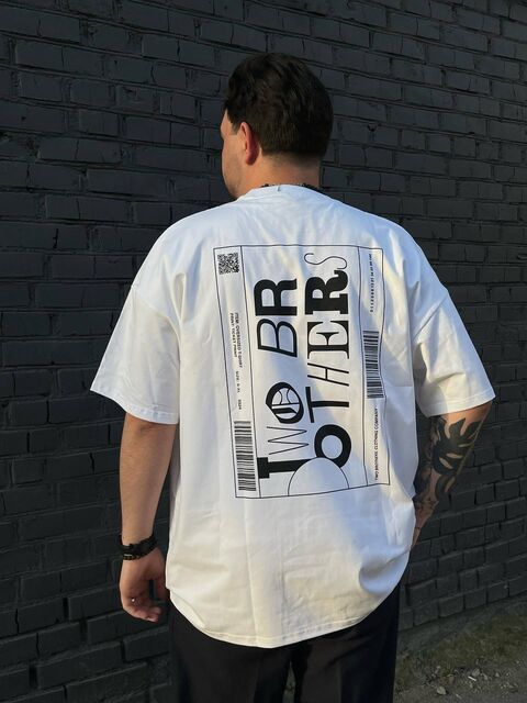 Letters white t-shirt