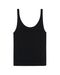 Tank top with thin straps black