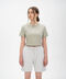 Pistachio cropped T-shirt