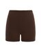 Tight shorts dark chocolate