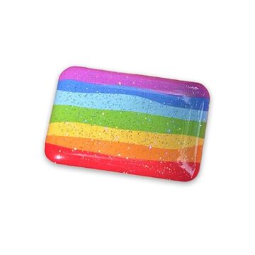 Volumetric sticker rainbow flag