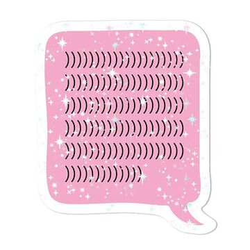 Sticker )))))))))) with sequins