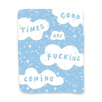 Sticker clouds with sparkles