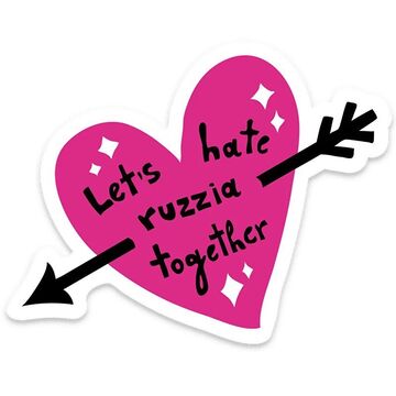 Haterz Valentine Sticker