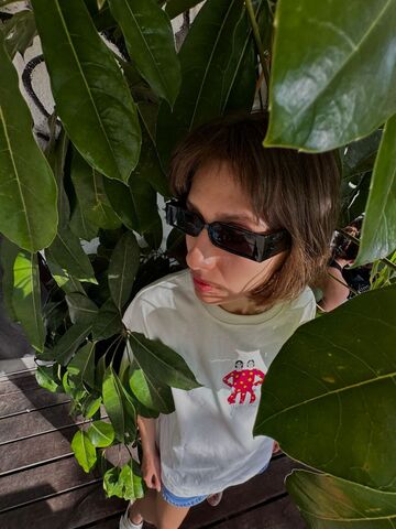 T-shirt Gemini white