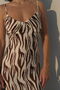 Zebra slip dress