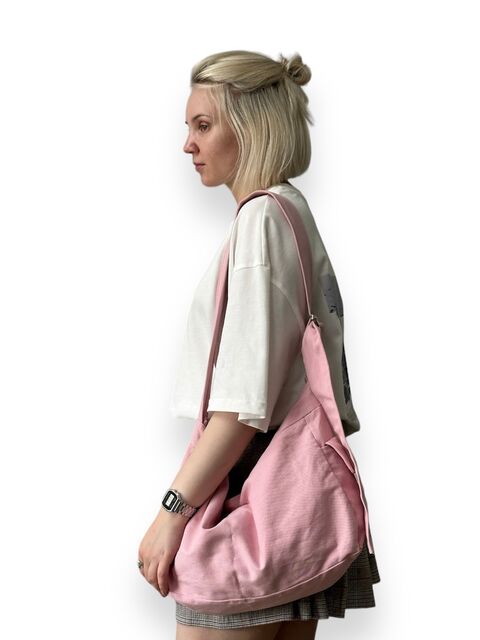 Шопер "Fluffy bag regular" pinky