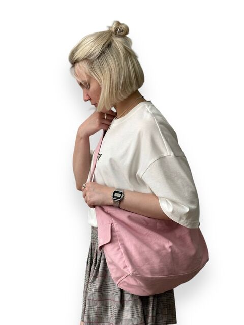 Шопер "Fluffy bag regular" pinky