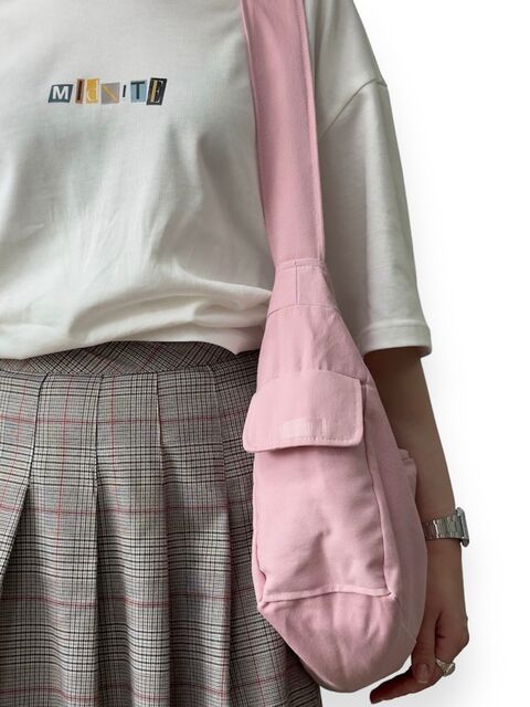 Шопер "Fluffy bag regular" pinky