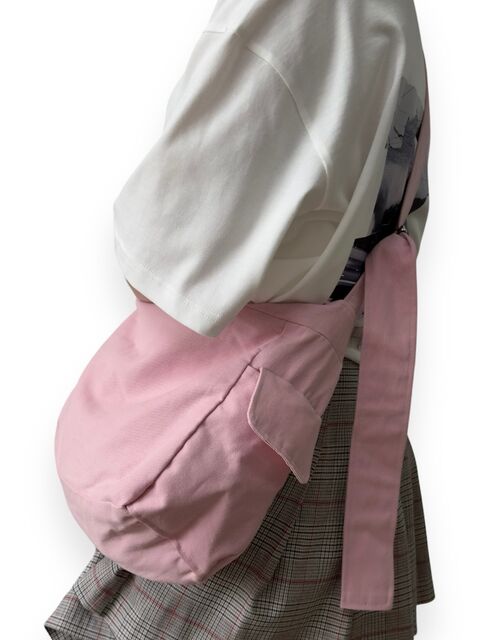 Шопер "Fluffy bag regular" pinky