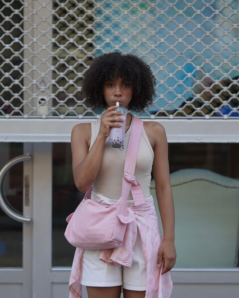 Шопер "Slay bag" pinky