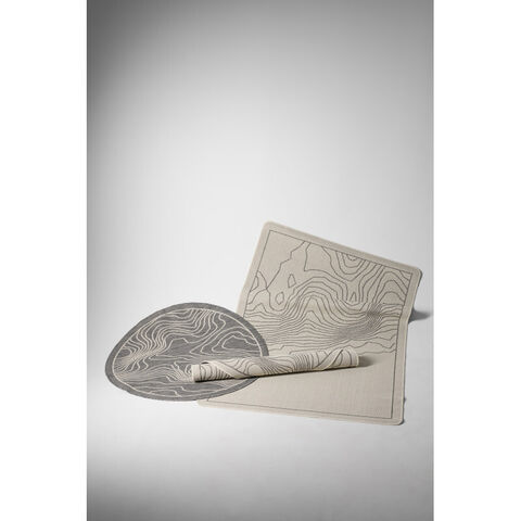 Landscape alley carpet is gray