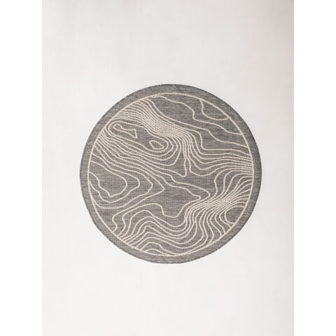 Landscape alley carpet is gray