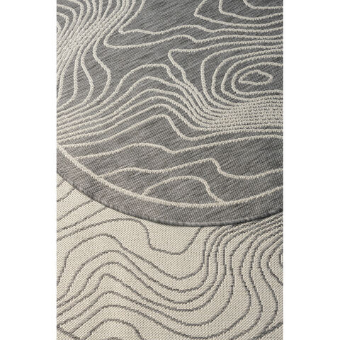 Landscape alley carpet is gray