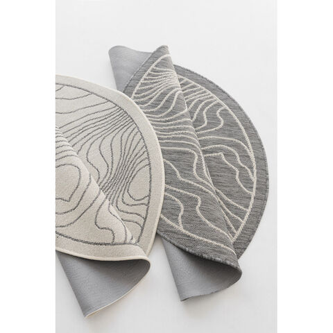 Landscape alley carpet is gray