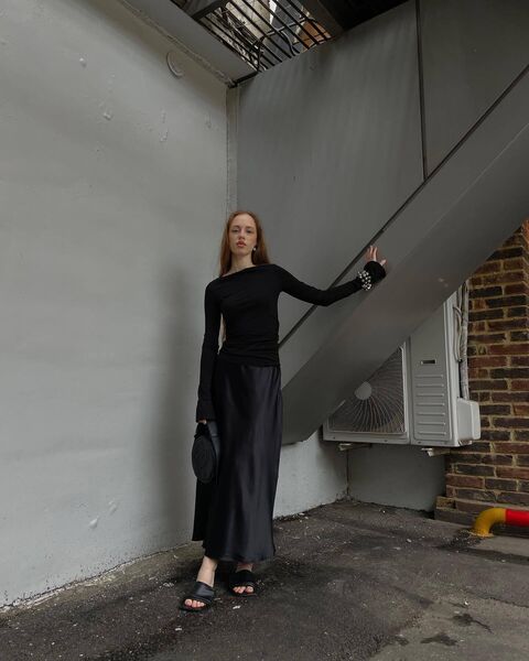 Longsleeve Slim Black