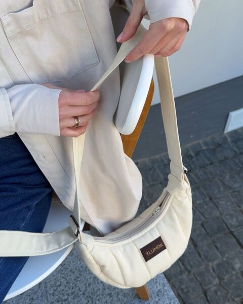 Сумка Moon bag беж