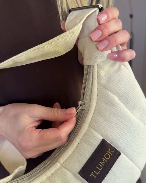 Сумка Moon bag беж