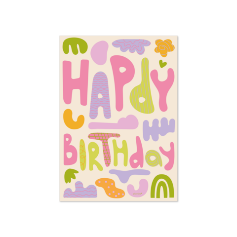 Postcard Happy Birthday